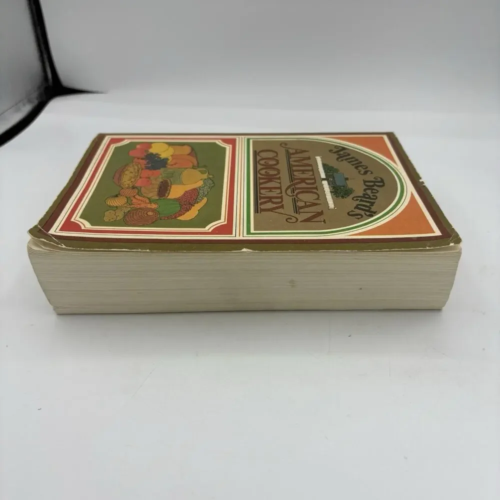 James Beard's American Cookery Cookbook Paperback 1972‎ Vintage
